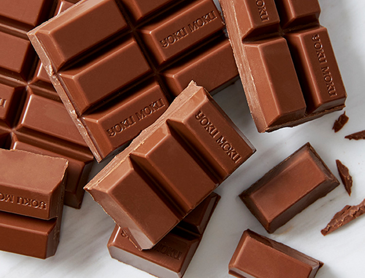 カカオのコクと、すっきりとしたミルク感