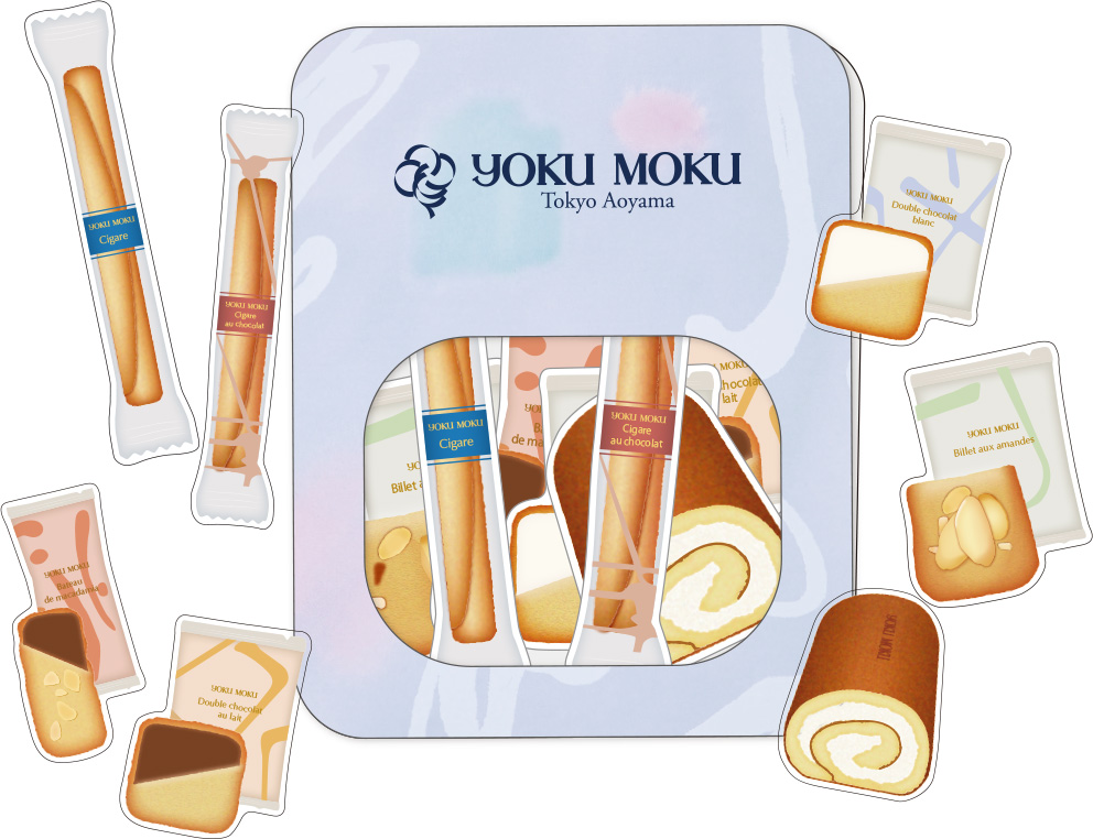 ヨックモックオリジナルステッカーセット